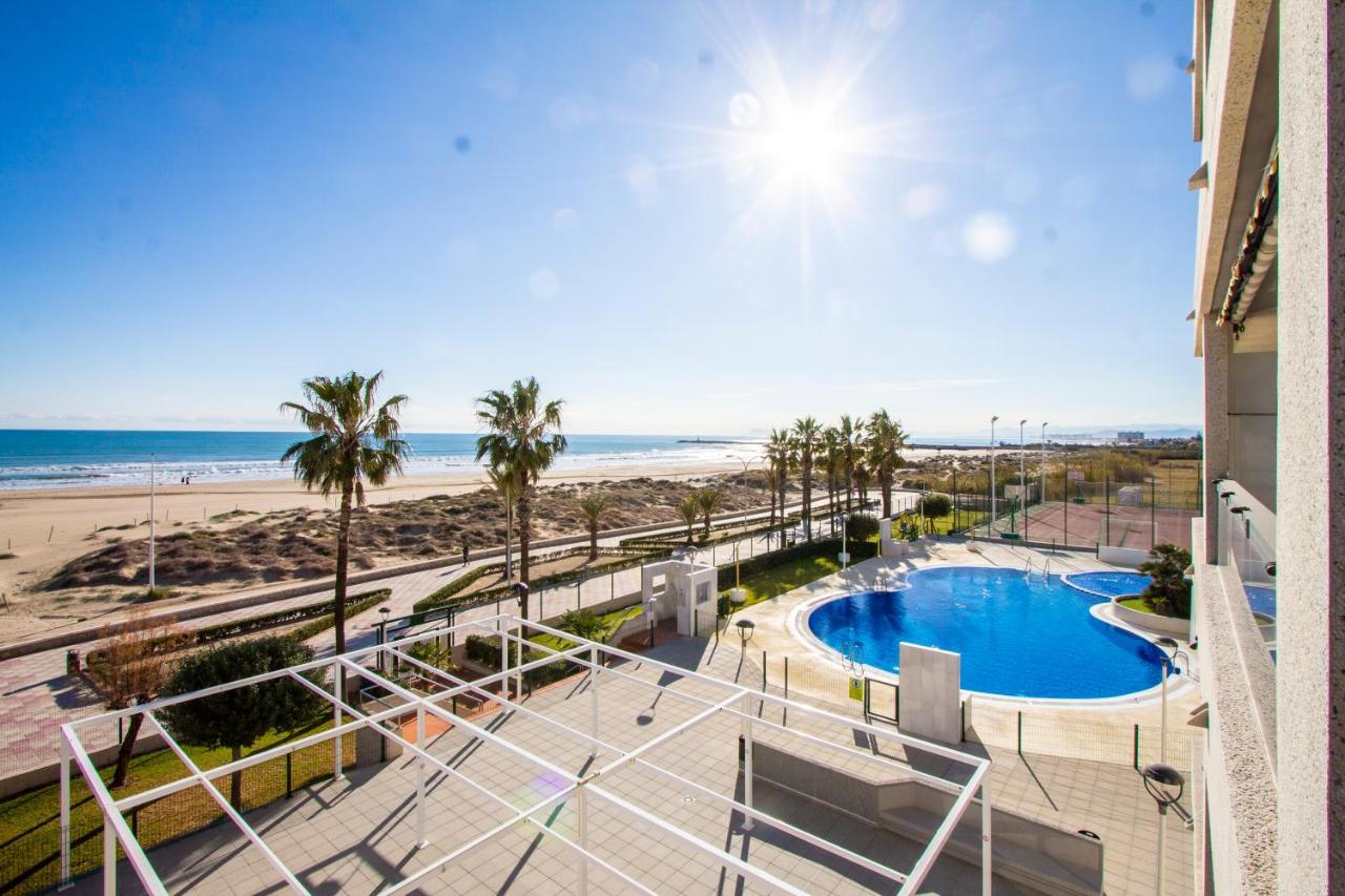 Espacio 2 Primera Linea De Playa Cullera Bagian luar foto