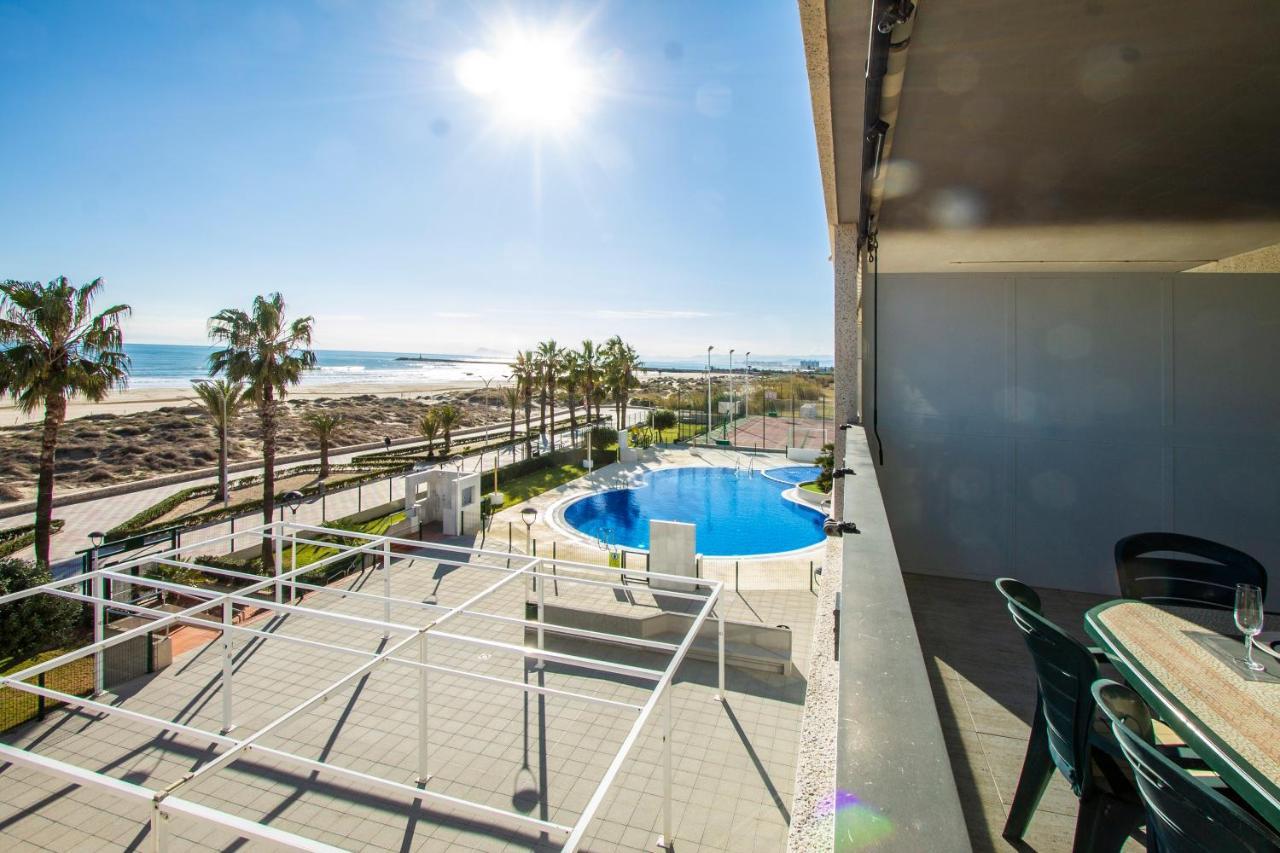 Espacio 2 Primera Linea De Playa Cullera Bagian luar foto